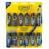 Isqueiro Clipper Grande Skate or Die 2 + BW + LB Cartela C12 (1)