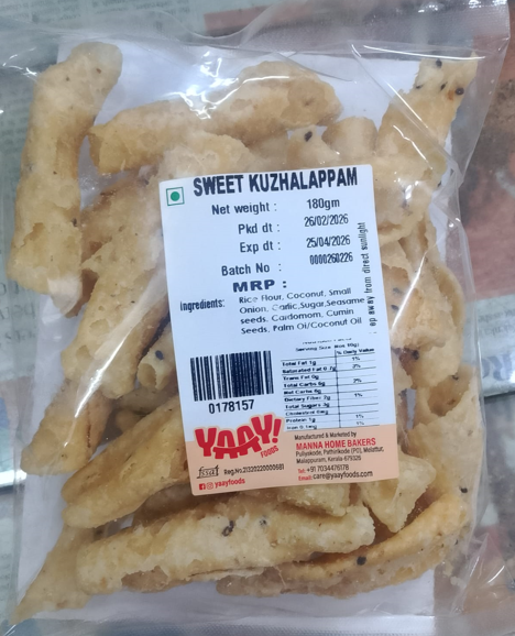 Kuzhalappam Sweet (കുഴലപ്പം) 180g
