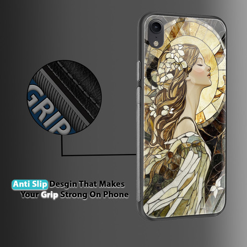 Virgo Mosaic Stained Glass Graceful Maiden Astrology Design.jpg