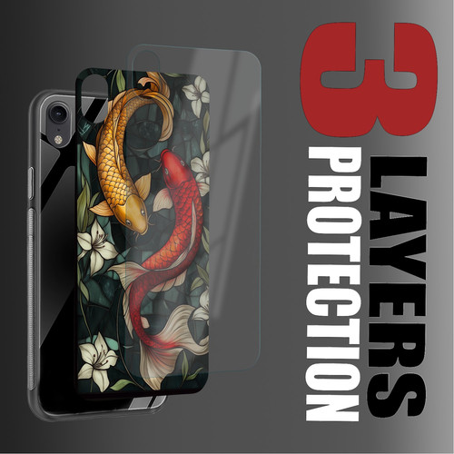 Pisces Mosaic Stained Glass Dreamy Fish Astrology Artwork.jpg