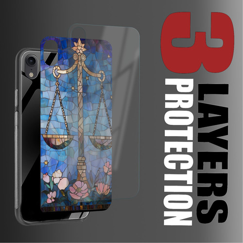 Libra Mosaic Stained Glass Balanced Scales Zodiac Decor.jpg