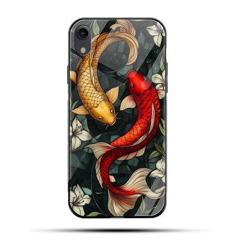 Pisces Mosaic Stained Glass Dreamy Fish Astrology Artwork.jpg