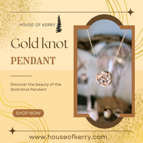 Gold Knot Pendant by House of Kerry – Timeless Elegance in Every Detail.jpg