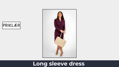 Classic Long Sleeve Dress Midi for Women.png