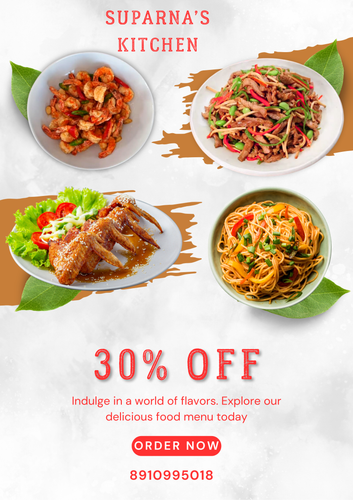 White and Brown Simple Food Menu Poster.png