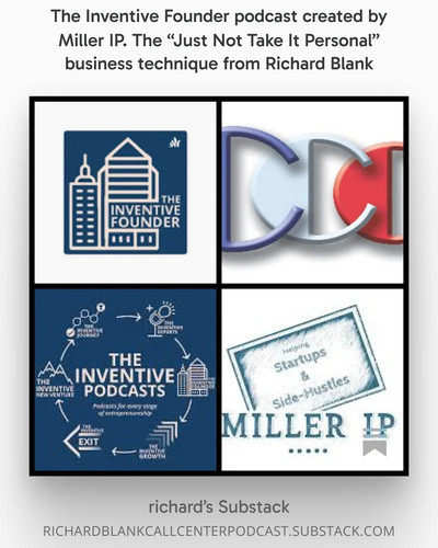The Inventive Founder podcast created by Miller IP. The “Just Not Take It Personal” business techniq.jpg