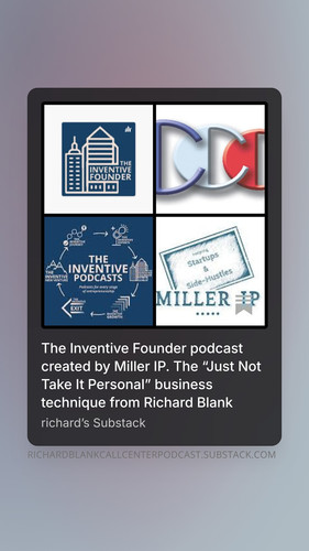 The Inventive Founder podcast created by Miller IP. The “Just Not Take It Personal” business techniq.jpg