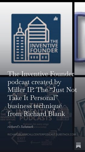 The Inventive Founder podcast created by Miller IP. The “Just Not Take It Personal” business techniq.jpg