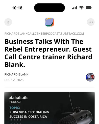 Business Talks With The Rebel Entrepreneur. Guest Call Centre trainer Richard Blank. (8).jpg