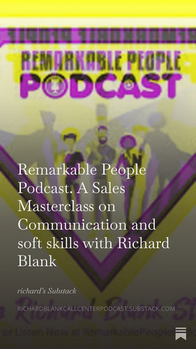 Remarkable People Podcast. A Sales Masterclass on Communication and soft skills with Richard Blank (.jpg