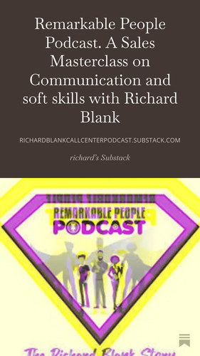 Remarkable People Podcast. A Sales Masterclass on Communication and soft skills with Richard Blank (.jpg