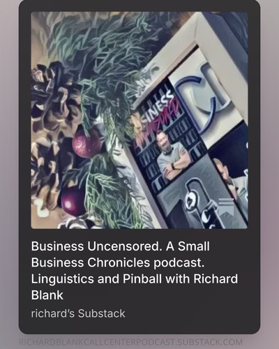 Business Uncensored. A Small Business Chronicles podcast. Linguistics and Pinball with Richard Blank.jpg