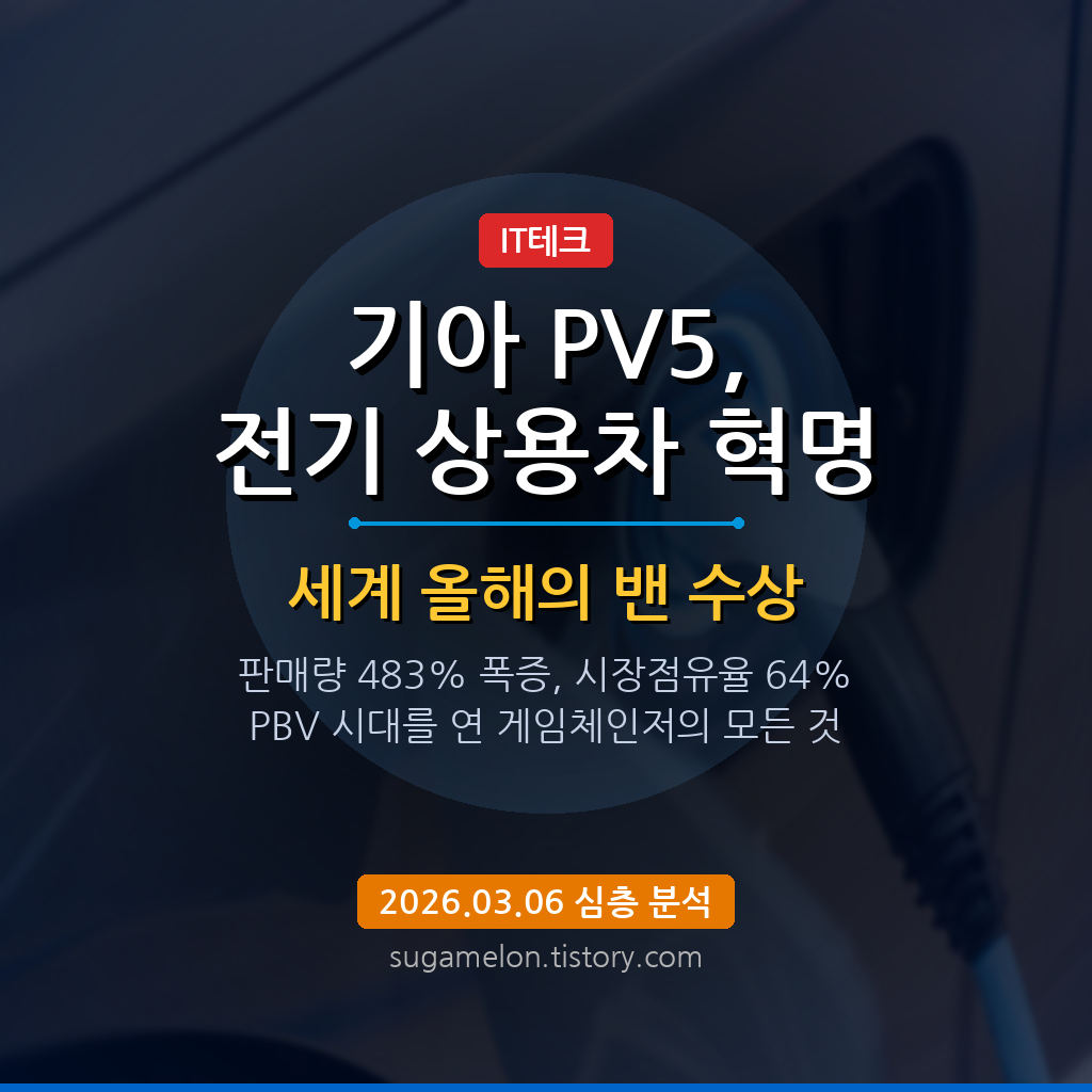 기아 PV5 전기 상용차 혁명 썸네일