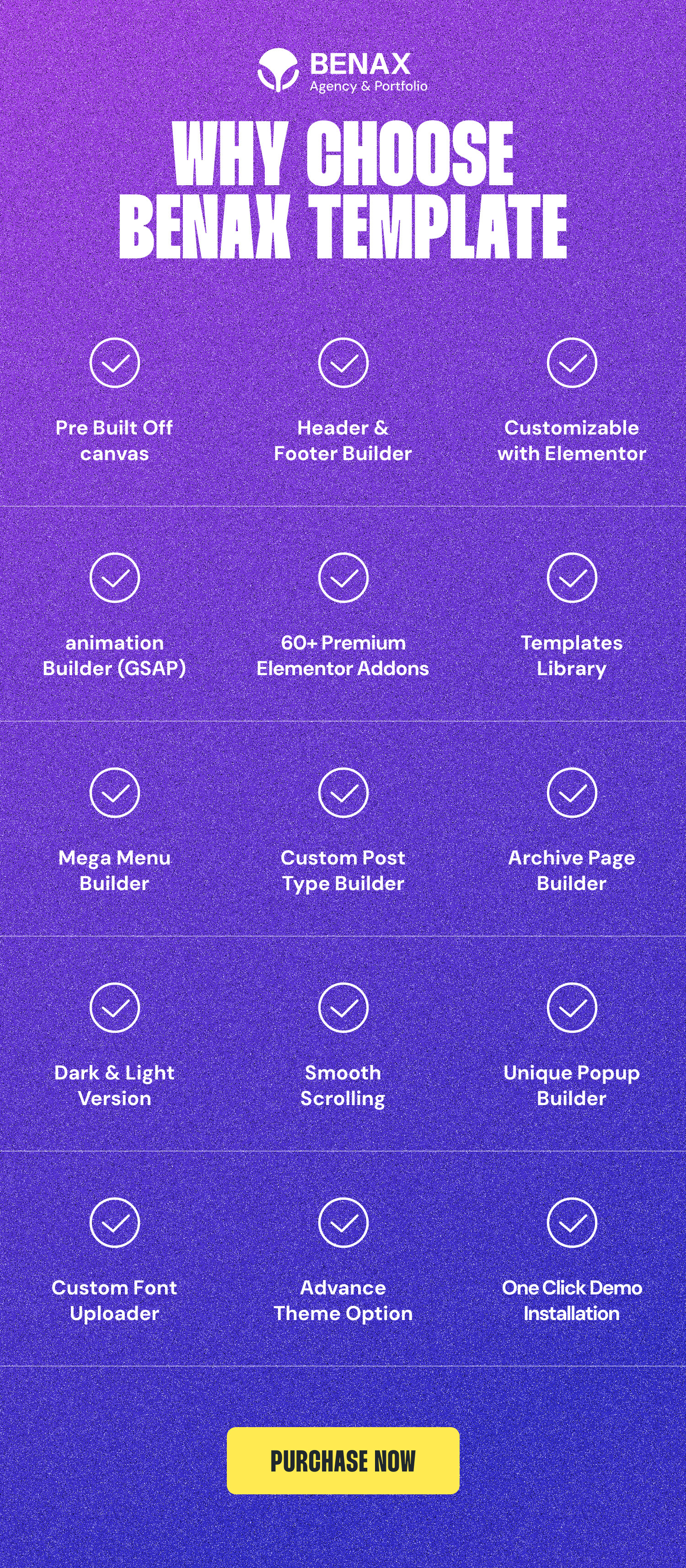  Benax - Multipurpose Agency & Portfolio HTML Template