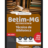 Capa Dominio Prefeitura de Betim MG Técnico de Biblioteca