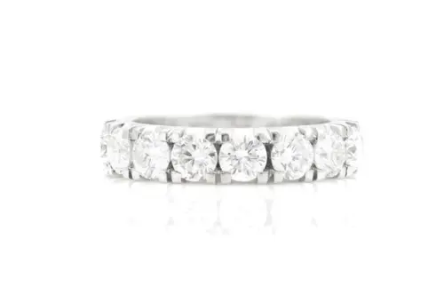 4.00 Carat Round Cut Diamond Eternity Band.webp