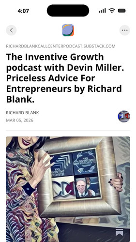 The Inventive Growth podcast with Devin Miller. Priceless Advice For Entrepreneurs by Richard Blank..jpg