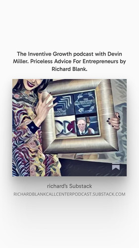 The Inventive Growth podcast with Devin Miller. Priceless Advice For Entrepreneurs by Richard Blank..jpg
