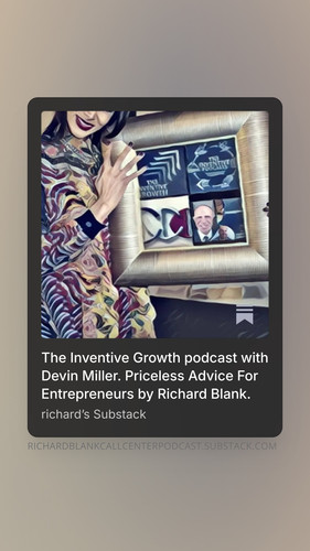 The Inventive Growth podcast with Devin Miller. Priceless Advice For Entrepreneurs by Richard Blank..jpg