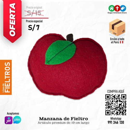 HCS00095 Manzana de Fieltro.jpg