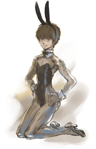 安田朗 兔女郎骡.jpg
