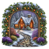 Enchanted Winter Garden Element (76)