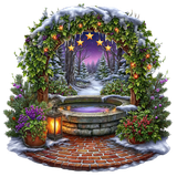 Enchanted Winter Garden Element (67)