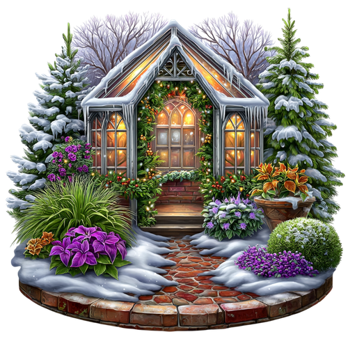 Enchanted Winter Garden Element (73).png