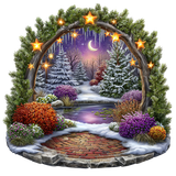 Enchanted Winter Garden Element (69)
