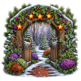 Enchanted Winter Garden Element (71)