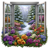 Enchanted Winter Garden Element (89)