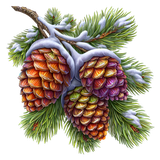 Enchanted Winter Garden Element (25)