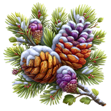 Enchanted Winter Garden Element (27)