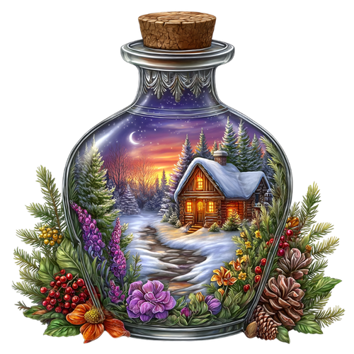 Enchanted Winter Garden Element (91).png