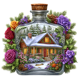 Enchanted Winter Garden Element (94)