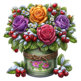 Enchanted Winter Garden Element (35)