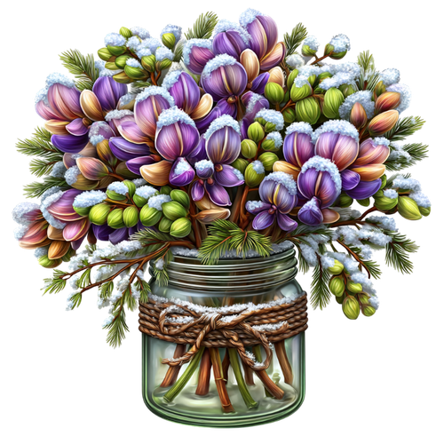 Enchanted Winter Garden Element (38).png