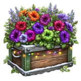 Enchanted Winter Garden Element (47)