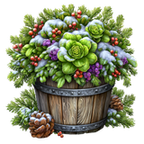 Enchanted Winter Garden Element (28)