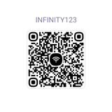 Wi Fi QR code INFINITY123