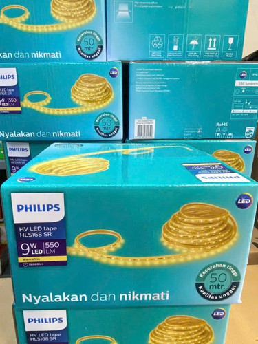 Den trang tri LED day Philips HV HLS168 50m 9W m 830 550lm GM 220 240V 3000K cuon 50m 1 hang LED (2).jpg