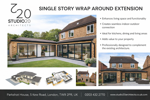 Architectural Planning for a Single Story Wrap Around Extension.png