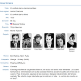 El conflicto de los Marx ficha