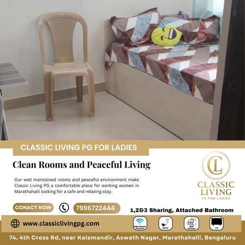 Classic Living PG offers clean rooms and a calm environment in Marathahalli..png