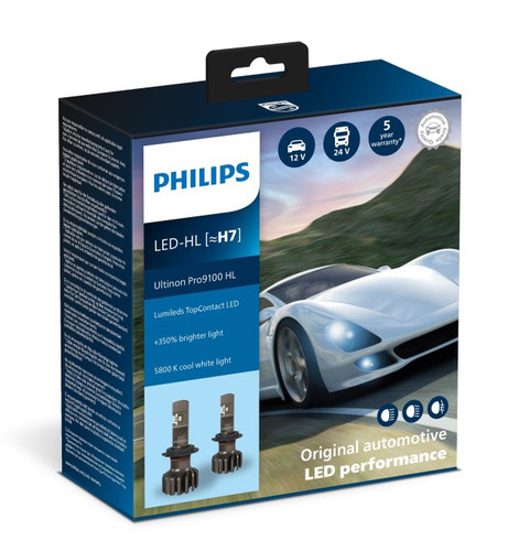 Den pha xe hoi oto Led Philips Ultinon Pro9100 H7 1.jpg