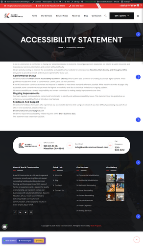 screencapture kandkconstructionoh accessibility statement 2026 03 06 12 11 07.png