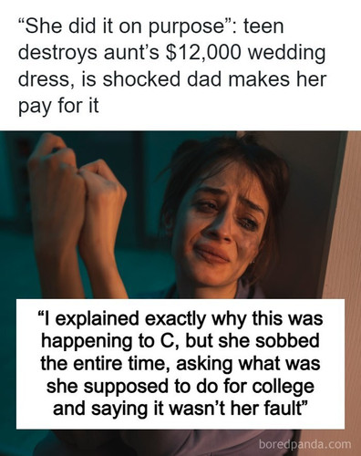 daughter ruined fathers sisters wedding dress.jpg