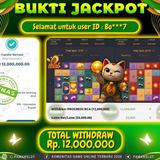 Selamat kepada Member PAMANSLOT Lucky Neko  : BO***7