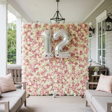 32 Inch Big Sliver Large Number 12 Mylar Foil Balloon For Helium &amp; Air Filled Premium Self Seal Ball