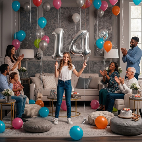 32 Inch Big Sliver Large Number 14 Mylar Foil Balloon For Helium & Air Filled Premium Self Seal Ball.jpg